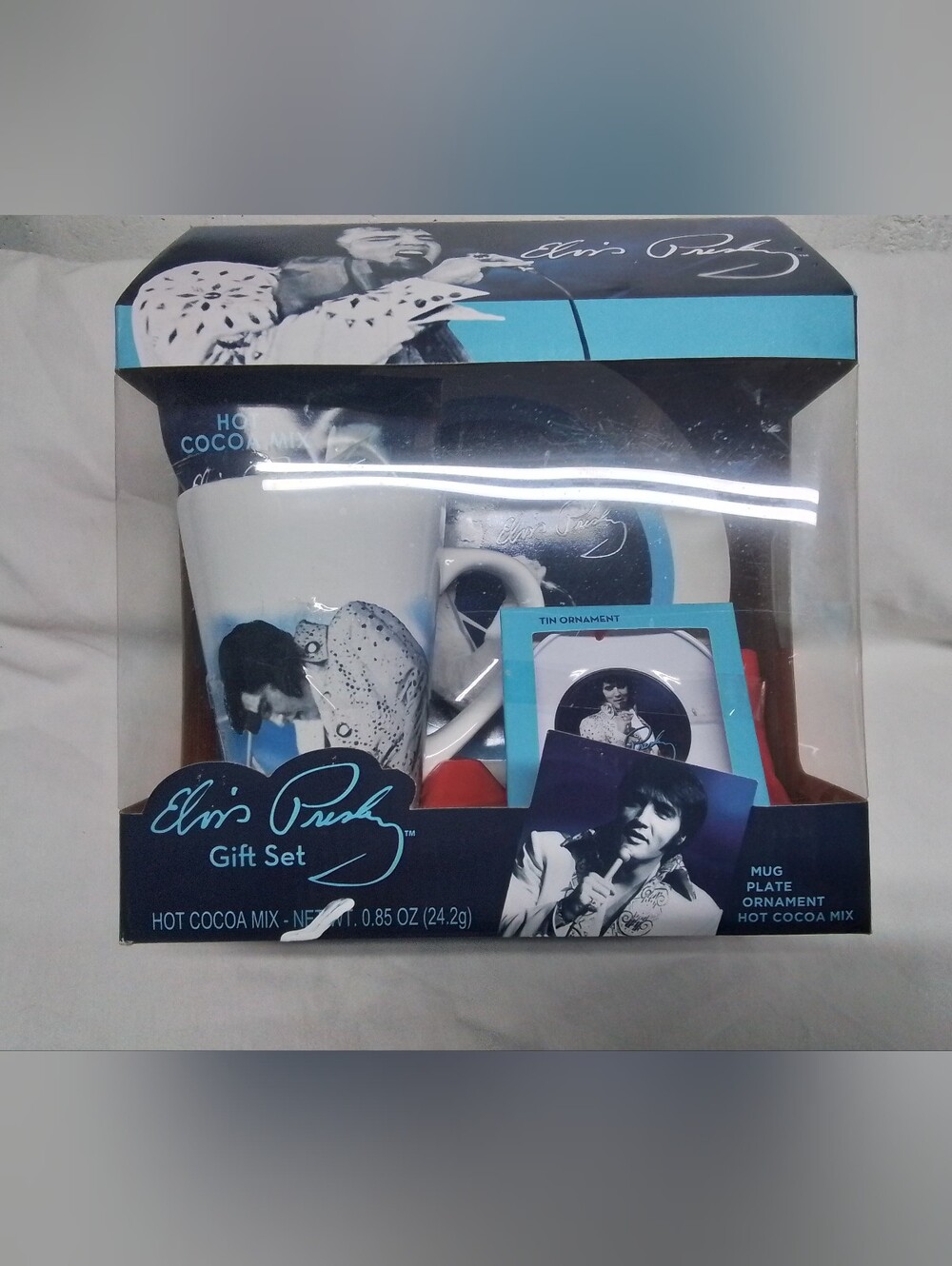ELVIS Gift Set Box with Blue Accents